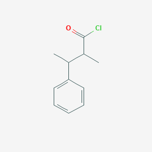 Benzenepropanoyl chloride, alpha,beta-dimethyl- Benzenepropanoyl chloride, alpha,beta-dimethyl-