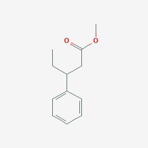 Benzenepropanoic acid, beta-ethyl-, methyl ester Benzenepropanoic acid, beta-ethyl-, methyl ester