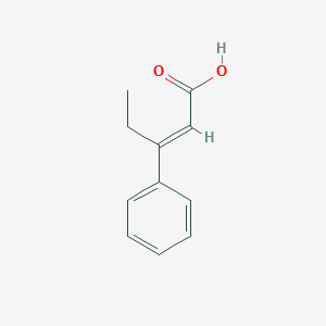 2-Pentenoic acid, 3-phenyl- 2-Pentenoic acid, 3-phenyl-