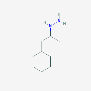 Hydrazine, (2-cyclohexyl-1-methylethyl)- Hydrazine, (2-cyclohexyl-1-methylethyl)-