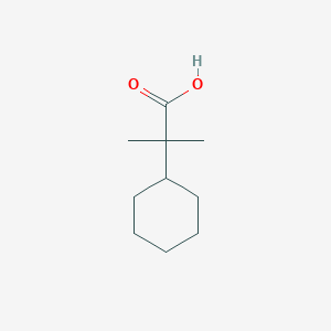 Cyclohexaneacetic acid, alpha,alpha-dimethyl- Cyclohexaneacetic acid, alpha,alpha-dimethyl-