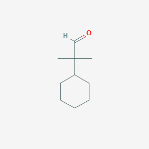 Cyclohexaneacetaldehyde, alpha,alpha-dimethyl- Cyclohexaneacetaldehyde, alpha,alpha-dimethyl-