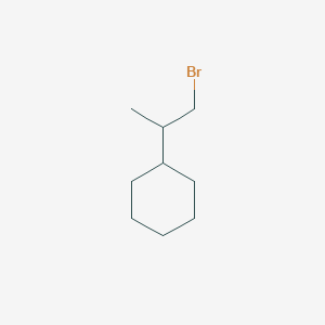 (1-bromopropan-2-yl)cyclohexane (1-bromopropan-2-yl)cyclohexane