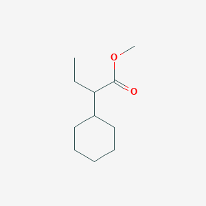 Cyclohexaneacetic acid, alpha-ethyl-, methyl ester
