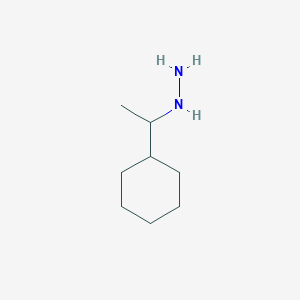 Hydrazine, (1-cyclohexylethyl)- Hydrazine, (1-cyclohexylethyl)-