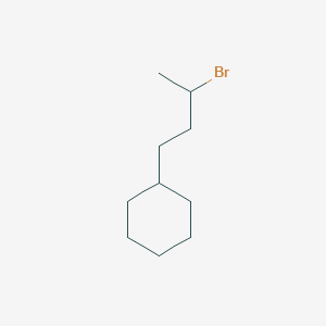 Cyclohexane, (3-bromobutyl)- 