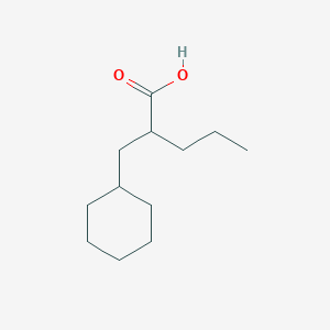 Cyclohexanepropanoic acid, alpha-propyl- Cyclohexanepropanoic acid, alpha-propyl-