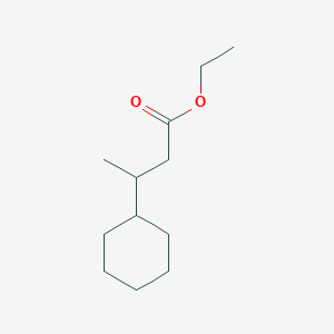 Cyclohexanepropanoic acid, beta-methyl-, ethyl ester