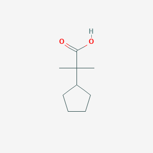 Cyclopentaneacetic acid, alpha,alpha-dimethyl- Cyclopentaneacetic acid, alpha,alpha-dimethyl-