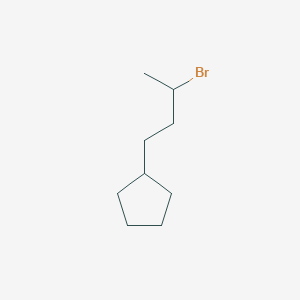 Cyclopentane, (3-bromobutyl)- Cyclopentane, (3-bromobutyl)-