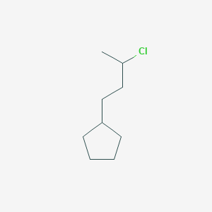Cyclopentane, (3-chlorobutyl)- Cyclopentane, (3-chlorobutyl)-