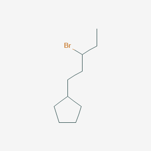 Cyclopentane, (3-bromopentyl)- Cyclopentane, (3-bromopentyl)-