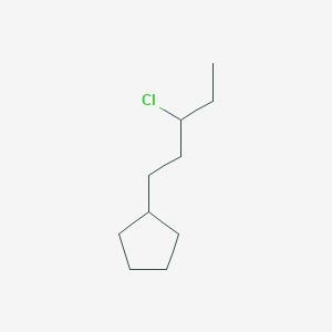 Cyclopentane, (3-chloropentyl)- Cyclopentane, (3-chloropentyl)-