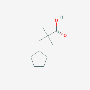Cyclopentanepropanoic acid, alpha,alpha-dimethyl- 