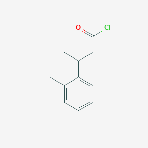 Benzenepropanoyl chloride, beta,2-dimethyl-