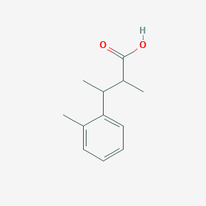  2-methyl-3-(2-methylphenyl)butanoic acid
