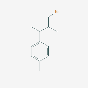 Benzene, 1-(3-bromo-1,2-dimethylpropyl)-4-methyl-