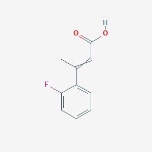 3-(2-fluorophenyl)but-2-enoic acid 3-(2-fluorophenyl)but-2-enoic acid