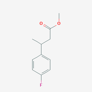 Benzenepropanoic acid, 4-fluoro-beta-methyl-, methyl ester Benzenepropanoic acid, 4-fluoro-beta-methyl-, methyl ester