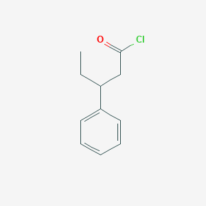 Benzenepropanoyl chloride, beta-ethyl- 