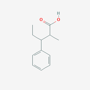 Benzenepropanoic acid, beta-ethyl-alpha-methyl- Benzenepropanoic acid, beta-ethyl-alpha-methyl-