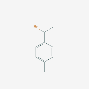 Benzene, 1-(1-bromopropyl)-4-methyl- 