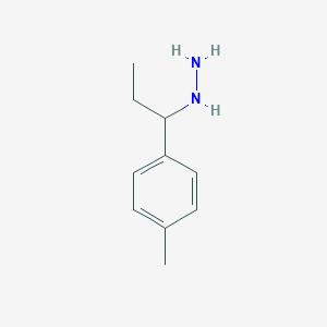 Hydrazine, [1-(4-methylphenyl)propyl]- 
