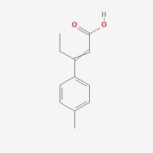 2-Pentenoic acid, 3-(4-methylphenyl)-