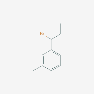 Benzene, 1-(1-bromopropyl)-3-methyl-