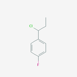 Benzene, 1-(1-chloropropyl)-4-fluoro-