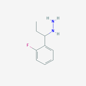 Hydrazine, [1-(2-fluorophenyl)propyl]-
