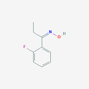 1-Propanone, 1-(2-fluorophenyl)-, oxime 1-Propanone, 1-(2-fluorophenyl)-, oxime