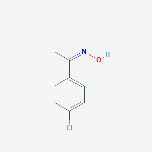 1-Propanone, 1-(4-chlorophenyl)-, oxime 