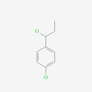 Benzene, 1-chloro-4-(1-chloropropyl)- 