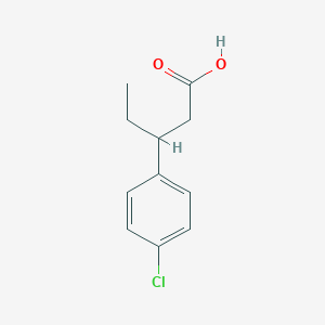 Benzenepropanoic acid, 4-chloro-beta-ethyl- 