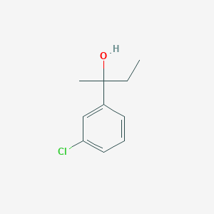 Benzenemethanol, 3-chloro-alpha-ethyl-alpha-methyl- Benzenemethanol, 3-chloro-alpha-ethyl-alpha-methyl-