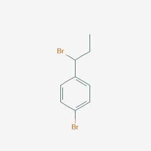 Benzene, 1-bromo-4-(1-bromopropyl)- Benzene, 1-bromo-4-(1-bromopropyl)-