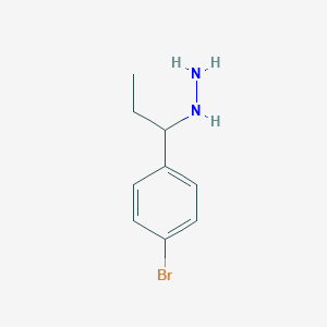 Hydrazine, [1-(4-bromophenyl)propyl]-