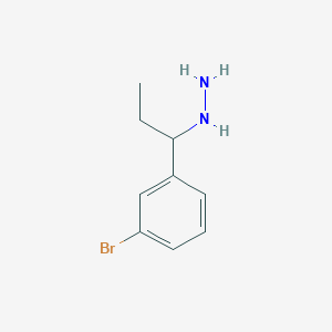 1-(1-(3-BROMOPHENYL)PROPYL)HYDRAZINE
