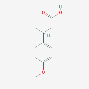 Benzenepropanoic acid, beta-ethyl-4-methoxy-