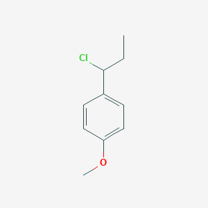 1-(1-chloropropyl)-4-methoxybenzene