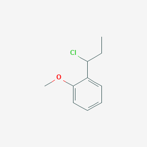 Benzene, 1-(1-chloropropyl)-2-methoxy- 
