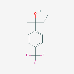 Benzenemethanol, alpha-ethyl-alpha-methyl-4-(trifluoromethyl)- Benzenemethanol, alpha-ethyl-alpha-methyl-4-(trifluoromethyl)-