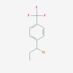 Benzene, 1-(1-bromopropyl)-4-(trifluoromethyl)-