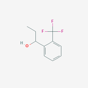 1-[2-(trifluoromethyl)phenyl]propan-1-ol 