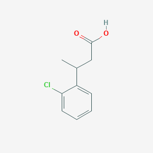 Benzenepropanoic acid, 2-chloro-beta-methyl- Benzenepropanoic acid, 2-chloro-beta-methyl-