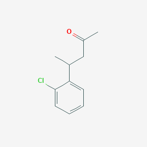 4-(2-chlorophenyl)pentan-2-one 4-(2-chlorophenyl)pentan-2-one