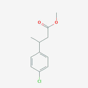 Benzenepropanoic acid, 4-chloro-beta-methyl-, methyl ester Benzenepropanoic acid, 4-chloro-beta-methyl-, methyl ester