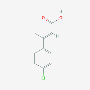 2-Butenoic acid, 3-(4-chlorophenyl)- 2-Butenoic acid, 3-(4-chlorophenyl)-