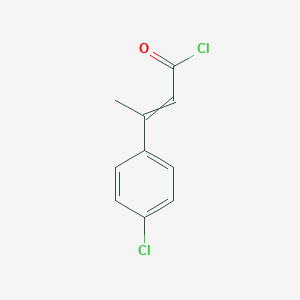 2-Butenoyl chloride, 3-(4-chlorophenyl)-, (2E)- 2-Butenoyl chloride, 3-(4-chlorophenyl)-, (2E)-
